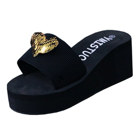 dmqupv Women s Plush Ball Warm Slippers Sole Slope Heel Slippers Women Anti Slip Beach High Leopard Slippers for Women Size 8 Shoes Gold 6.5
dmqupv Women s Plush Ball Warm Slippers Sole Slope Heel Slippers Women Anti Slip Beach High Leopard Slippers for Women Size 8 Shoes Gold 6.5