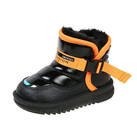 Waterproof Kids Boys Girls Snow Boots Thick Fur Lined Warm Winter Ankle Booties Anti Slip Mid Calf
Waterproof Kids Boys Girls Snow Boots Thick Fur Lined Warm Winter Ankle Booties Anti Slip Mid Calf