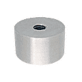CRL ACSB21BS 316 Brushed Stainless Clad Aluminum 2 Diameter by 1 Long Standoff Base