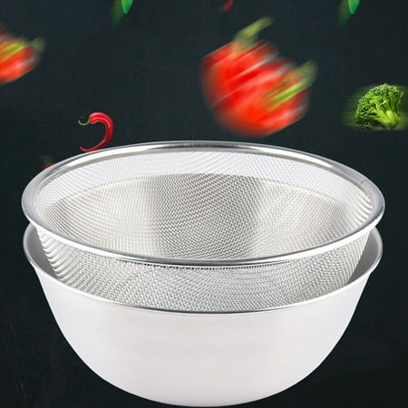 Taize Stainless Steel Drain Mesh Basket Strainer Bowl Fruit Rice Sieve Colander Sifter
Taize Stainless Steel Drain Mesh Basket Strainer Bowl Fruit Rice Sieve Colander Sifter