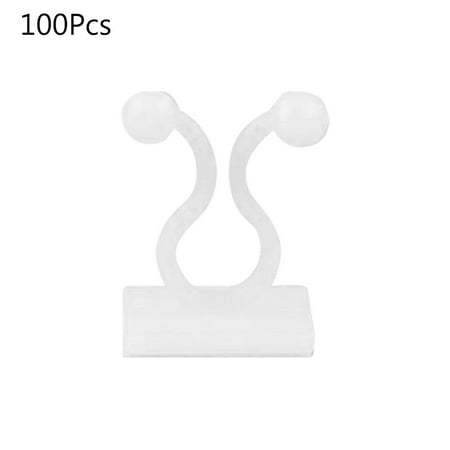 Trayknick 100Pcs Fixture Clip Self-Adhesive Adjustable Plant Climbing Wall Fixing Clip for Home
Trayknick 100Pcs Fixture Clip Self-Adhesive Adjustable Plant Climbing Wall Fixing Clip for Home