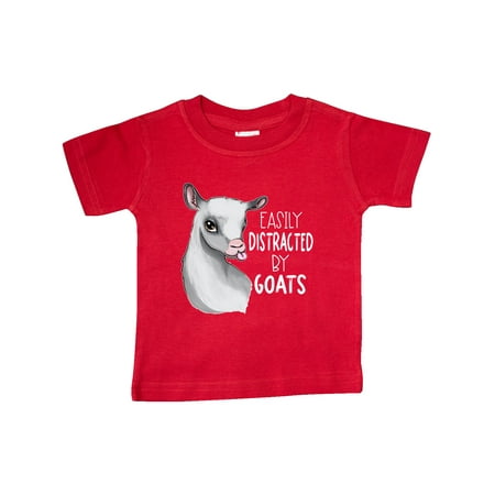 Inktastic Easily Distracted by Goats Cute Goat Gift Baby Boy or Baby Girl T-Shirt
Inktastic Easily Distracted by Goats Cute Goat Gift Baby Boy or Baby Girl T-Shirt