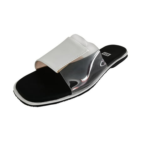 kakina CMSX Sandals for Women Square Toe Fashion And Comfortable Large Size Chain One-word Fashion Fashion Sandals White 7.5
kakina CMSX Sandals for Women Square Toe Fashion And Comfortable Large Size Chain One-word Fashion Fashion Sandals White 7.5