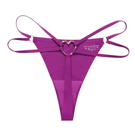 UoCefik Womens Thongs Strappy Low Rise Seamless Panties Sexy Underwear Dark Purple M
UoCefik Womens Thongs Strappy Low Rise Seamless Panties Sexy Underwear Dark Purple M