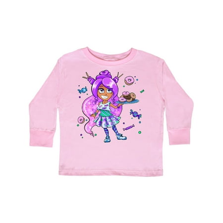 Inktastic Girl with Purple Hair Donuts and Candy Gift Toddler Boy or Toddler Girl Long Sleeve T-Shirt
Inktastic Girl with Purple Hair Donuts and Candy Gift Toddler Boy or Toddler Girl Long Sleeve T-Shirt