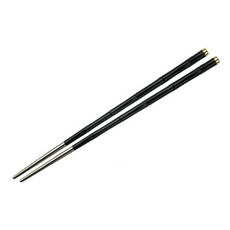 Meizhencang 1 Pair Food Chopsticks Reusable Non-slip 304 Stainless Steel Metal Chinese Chop Sticks Tableware for Kitchen
Meizhencang 1 Pair Food Chopsticks Reusable Non-slip 304 Stainless Steel Metal Chinese Chop Sticks Tableware for Kitchen