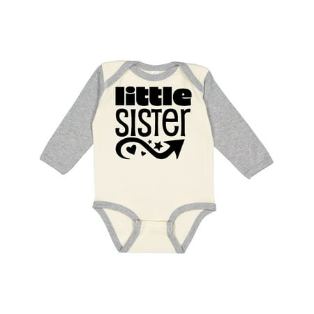 Inktastic Little Sister- arrow stars hearts Girls Long Sleeve Baby Bodysuit
Inktastic Little Sister- arrow stars hearts Girls Long Sleeve Baby Bodysuit