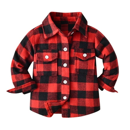 DENGDENG Infant Baby Toddler Denim Button Up Jacket Plaid Pockets Jacket Warm Winter Long Sleeve Button Down Outerwear 3M-10Y
DENGDENG Infant Baby Toddler Denim Button Up Jacket Plaid Pockets Jacket Warm Winter Long Sleeve Button Down Outerwear 3M-10Y