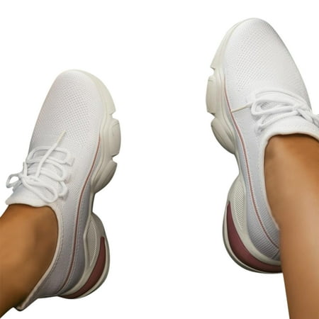 Women Shoes Women Casual Breathable Mesh Fabric Sports Shoes Warm Non-slip Shoes Women Shoes