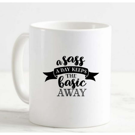 Coffee Mug A Sass A Day Keeps The Basic Away Funny Sassy Girl Reusable White Coffee Mug Funny Gift Cup
Coffee Mug A Sass A Day Keeps The Basic Away Funny Sassy Girl Reusable White Coffee Mug Funny Gift Cup