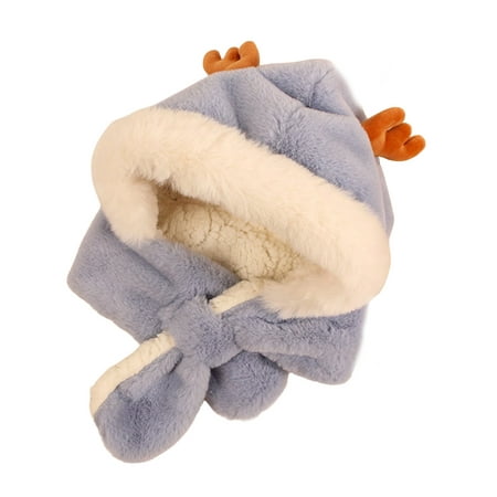Nokpsedcb Christmas Baby Girls Boys Cartoon Korean Winter Plush Children s Cartoon Antlers Hat with Scarf Blue One Size
Nokpsedcb Christmas Baby Girls Boys Cartoon Korean Winter Plush Children s Cartoon Antlers Hat with Scarf Blue One Size