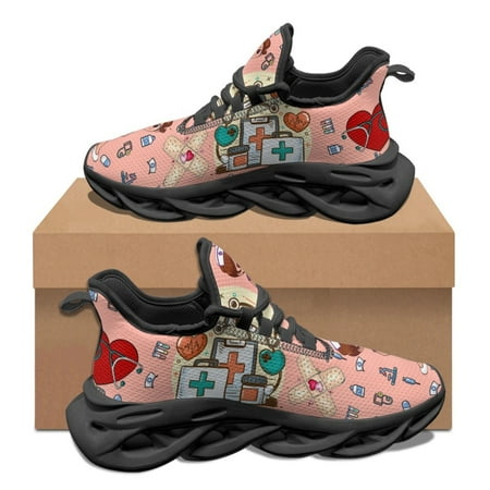 Kawaii Nurse Paramedic Pattern Women Autu Winter Soft Sneakers Non-slip Round Toe Casual Shoes Dirt Resistant Flats Shoe
Kawaii Nurse Paramedic Pattern Women Autu Winter Soft Sneakers Non-slip Round Toe Casual Shoes Dirt Resistant Flats Shoe