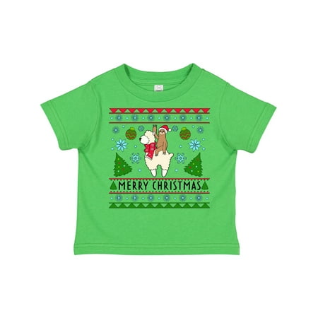 Inktastic Merry Christmas Sloth and Llama Ugly Sweater Style Gift Toddler Boy or Toddler Girl T-Shirt
Inktastic Merry Christmas Sloth and Llama Ugly Sweater Style Gift Toddler Boy or Toddler Girl T-Shirt