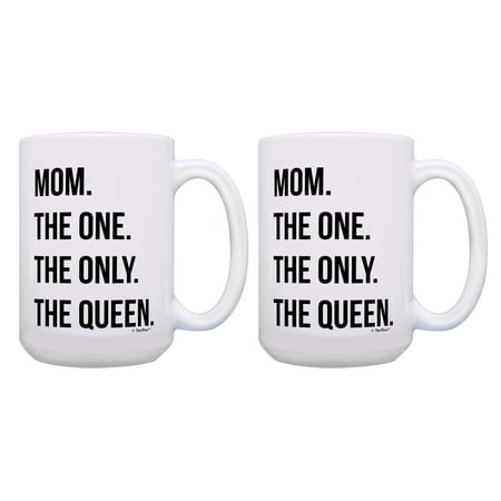 ThisWear Mom Gag Gift Set Mom The Queen Mom Daughter Mom Son Gifts 2 Pack 15oz Coffee Mugs
ThisWear Mom Gag Gift Set Mom The Queen Mom Daughter Mom Son Gifts 2 Pack 15oz Coffee Mugs