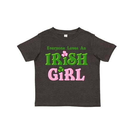 Inktastic Loves an Irish Girl Gift Toddler Toddler Girl T-Shirt