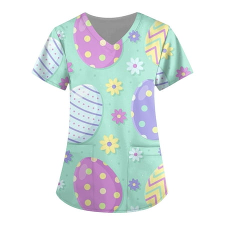 Fragarn Scrub Tops Women Print Print Nurse Uniforms for Women Short Sleeve V-Neck Shirts Tee Tops with Pockets(Green 4XL)
Fragarn Scrub Tops Women Print Print Nurse Uniforms for Women Short Sleeve V-Neck Shirts Tee Tops with Pockets(Green 4XL)