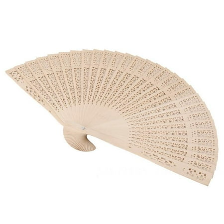 Outflower Vintage Flower Hollow Wood Folding Hand Fan/Sandalwood Fan for Wedding Party and Wall Decor. Off-White 1pcs
Outflower Vintage Flower Hollow Wood Folding Hand Fan/Sandalwood Fan for Wedding Party and Wall Decor. Off-White 1pcs