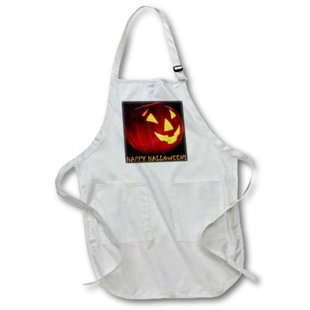 3dRose Happy Halloween Jack o Lantern - Full Length Apron 24 by 30-inch White With Pockets
3dRose Happy Halloween Jack o Lantern - Full Length Apron 24 by 30-inch White With Pockets