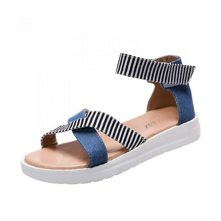 Homedles Sandals for Women- Flat Comfortable Plus Size Summer Open Toe Gift for women Gladiator Sandals Blue
Homedles Sandals for Women- Flat Comfortable Plus Size Summer Open Toe Gift for women Gladiator Sandals Blue
