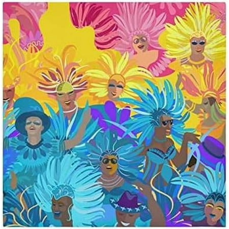 Hyjoy 20*20in Mardi Gras Cloth Napkins Set of 4 Oversized Washable Reusable Polyester Dinner Table Napkins for Family Restaurant Party Decor
Hyjoy 20*20in Mardi Gras Cloth Napkins Set of 4 Oversized Washable Reusable Polyester Dinner Table Napkins for Family Restaurant Party Decor