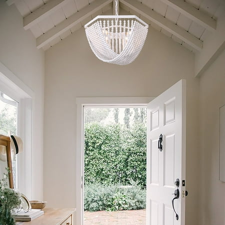Tochic Wood Bead Chandelier Boho Light Fixtures Ceiling Hanging Pendant Coastal Decor Farmhouse Dining Room Lighting for Bedroom Living Room Entryway
Tochic Wood Bead Chandelier Boho Light Fixtures Ceiling Hanging Pendant Coastal Decor Farmhouse Dining Room Lighting for Bedroom Living Room Entryway