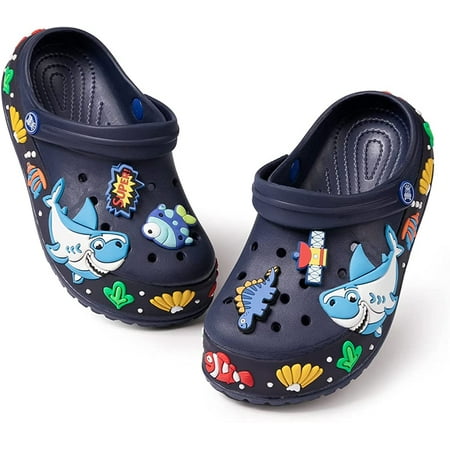 Kids Boys Girls Garden Clogs Sandals Toddler Cartoon Shark Water Shoes Comfort Lightweight Slides Slipper Summer Beach Pool Slip On Walking Sandals
Kids Boys Girls Garden Clogs Sandals Toddler Cartoon Shark Water Shoes Comfort Lightweight Slides Slipper Summer Beach Pool Slip On Walking Sandals