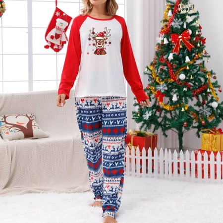 Cntydi Pajamas for Women Gifts Parent-child Warm Christmas Set Printed Home Wear Pajamas Two-piece Mom Set
Cntydi Pajamas for Women Gifts Parent-child Warm Christmas Set Printed Home Wear Pajamas Two-piece Mom Set