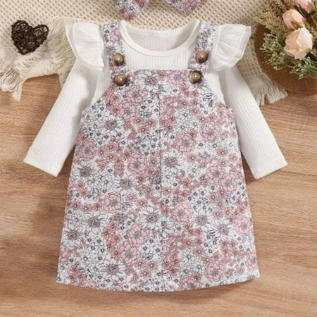 Jacenvly 6Months To 3Years Crew Neck Ruffle Knit Long Sleeve Top Floral Back Skirt Bow Floral Headpiece Set New Year Gift Birthday Gifts for Women Clearance Items for Women
Jacenvly 6Months To 3Years Crew Neck Ruffle Knit Long Sleeve Top Floral Back Skirt Bow Floral Headpiece Set New Year Gift Birthday Gifts for Women Clearance Items for Women
