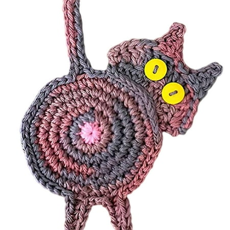 Cat Butt Coaster Coffee Cup Mat Handmade Crochet Coaster Valentine s Day Gift Artworks(Rainbow colors)
Cat Butt Coaster Coffee Cup Mat Handmade Crochet Coaster Valentine s Day Gift Artworks(Rainbow colors)