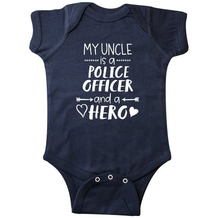 Inktastic My Uncle is a Police Officer and a Hero Gift Baby Boy or Baby Girl Bodysuit
Inktastic My Uncle is a Police Officer and a Hero Gift Baby Boy or Baby Girl Bodysuit