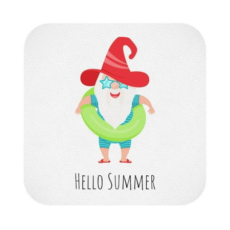 Disketp Hello Summer Gnome 2 Funny Coasters 6 Pcs Leather Coasters with Holder Perfect Housewarming Hostess Gifts Protect Furniture from Water Marks Scratch and Damage
Disketp Hello Summer Gnome 2 Funny Coasters 6 Pcs Leather Coasters with Holder Perfect Housewarming Hostess Gifts Protect Furniture from Water Marks Scratch and Damage