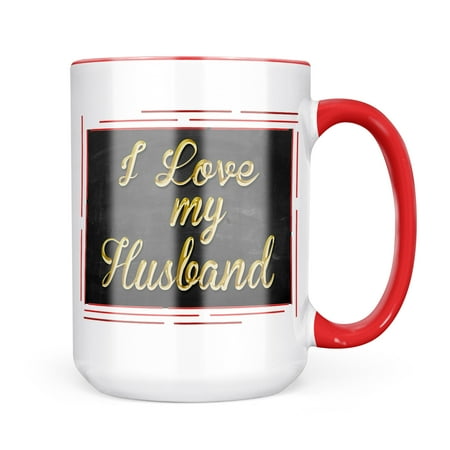 Neonblond I Love My Husband Mug gift for Coffee Tea lovers