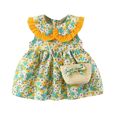 Ausyst Summer Dresses Girls Dresses Toddler Kids Baby Girls Summer Floral Print Dress+Bag Two-piece Suit Princess Dress Clearance
Ausyst Summer Dresses Girls Dresses Toddler Kids Baby Girls Summer Floral Print Dress+Bag Two-piece Suit Princess Dress Clearance