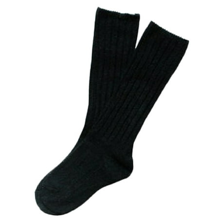 Lian LifeStyle Children 1 Pair Knee High Wool Socks Size 0-2Y (Black)