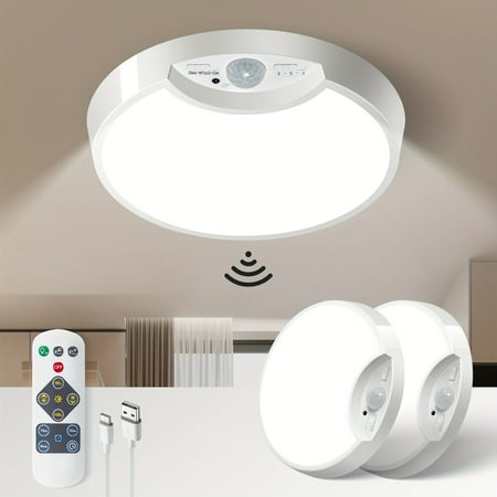 Homelist ceiling light battery operated motion sensor LED lights for kitchen bedroom bathroom hallway garage shower rechargeable powered ceiling lamp with remote wireless 7.5/400lm/6500K
Homelist ceiling light battery operated motion sensor LED lights for kitchen bedroom bathroom hallway garage shower rechargeable powered ceiling lamp with remote wireless 7.5/400lm/6500K