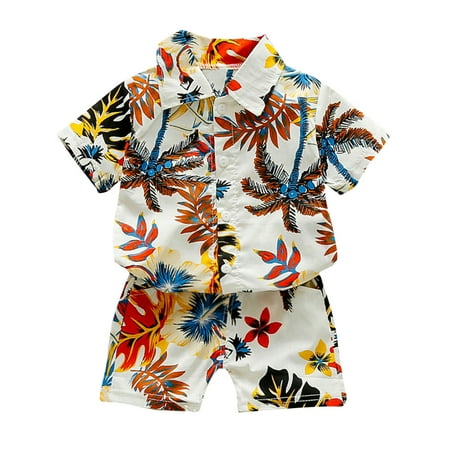 Summer Baby Boys Trees Flowers Printed Tops+Shorts Pants Outfits Set Beachwear
Summer Baby Boys Trees Flowers Printed Tops+Shorts Pants Outfits Set Beachwear