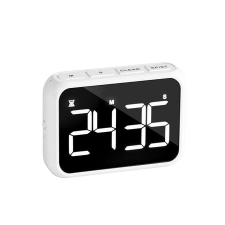 Digital Timer Kitchen Cooking USB LED Count Up Alarm Electronic Adjustable Manual Hanging with Backing Stand
Digital Timer Kitchen Cooking USB LED Count Up Alarm Electronic Adjustable Manual Hanging with Backing Stand