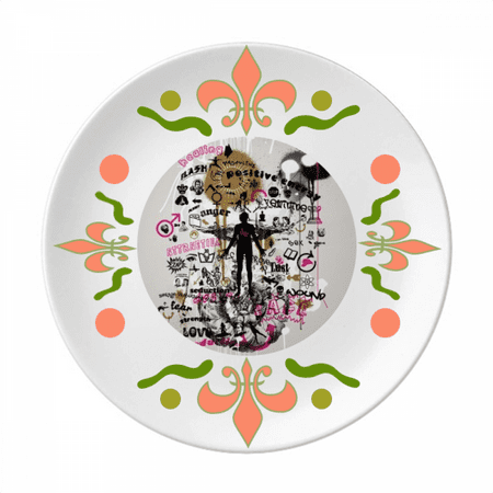 Graffiti Street Flower Human Pattern Flower Ceramics Plate Tableware Dinner Dish
Graffiti Street Flower Human Pattern Flower Ceramics Plate Tableware Dinner Dish