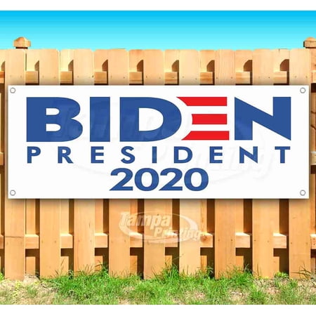 Biden President 2020 13 oz heavy duty vinyl banner sign with metal grommets, new, store, advertising, flag, (many sizes available)