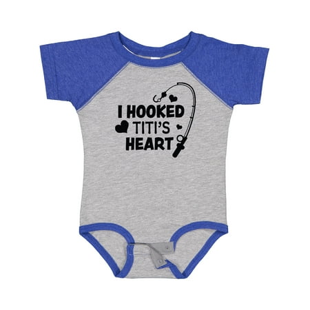 Inktastic I Hooked Titi s Heart with Fishing Rod Gift Baby Boy or Baby Girl Bodysuit
Inktastic I Hooked Titi s Heart with Fishing Rod Gift Baby Boy or Baby Girl Bodysuit