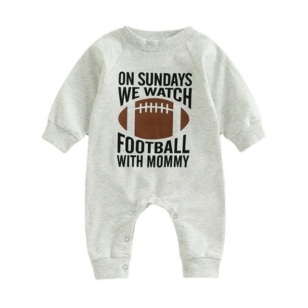 Avamo Newborn Cute Long Sleeve Playsuit Baseball Print Loose Onesies Baby Letter Printed Home Jumpsuit Gray 80cm
Avamo Newborn Cute Long Sleeve Playsuit Baseball Print Loose Onesies Baby Letter Printed Home Jumpsuit Gray 80cm