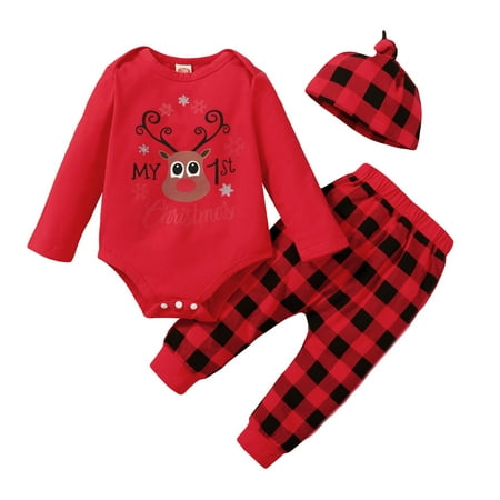 nsendm Sweatpants And Shirt Infant Boys Girls Long Sleeve Christmas Pliad Cartoon Deer New Born Girl Baby Gift Red 9-12 Months
nsendm Sweatpants And Shirt Infant Boys Girls Long Sleeve Christmas Pliad Cartoon Deer New Born Girl Baby Gift Red 9-12 Months