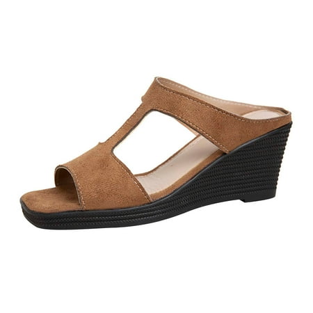 YanHoo Wedge Sandals for Women Open Peep-toe Thick Heel Roman Platform Sandals Summer Casual Slippers Shoes
YanHoo Wedge Sandals for Women Open Peep-toe Thick Heel Roman Platform Sandals Summer Casual Slippers Shoes