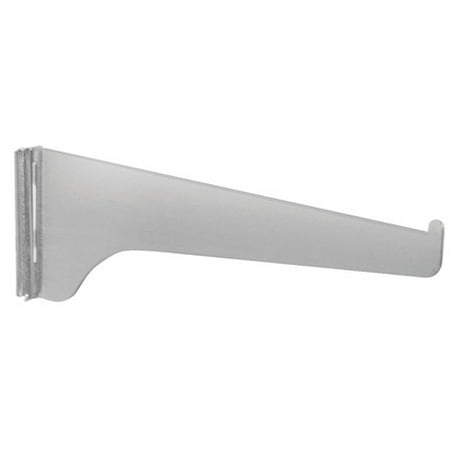 2PC Knape & Vogt 180ANO14 Regular Duty Single Slot Shelf Bracket 14 Inch Anochrome