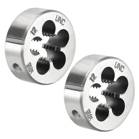 Uxcell 9/16-12 UNC Alloy Tool Steel Machine Thread Round Threading Dies 2 Pack
Uxcell 9/16-12 UNC Alloy Tool Steel Machine Thread Round Threading Dies 2 Pack