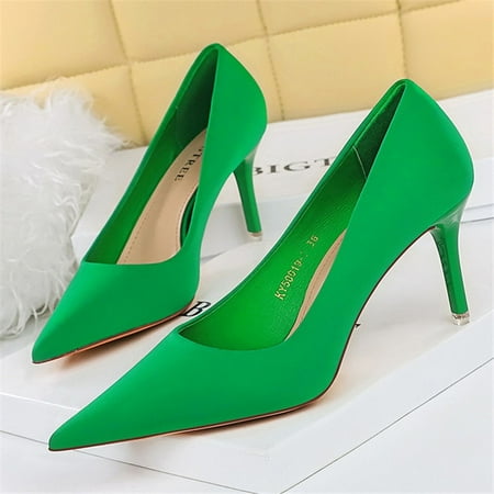 2022 Woman Fetish 7.5cm 10.5cm High Heels Lady Wedding Bridal Pumps Scarpins Yellow Low Heels Plus Size Colorful Quality Shoes
2022 Woman Fetish 7.5cm 10.5cm High Heels Lady Wedding Bridal Pumps Scarpins Yellow Low Heels Plus Size Colorful Quality Shoes
