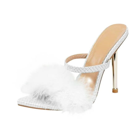 House Slippers House Shoes For Women Women s Sandals Women s Sexy Fish Mouth Open Toe Fluff Decoration High Heel Outer Sandals
House Slippers House Shoes For Women Women s Sandals Women s Sexy Fish Mouth Open Toe Fluff Decoration High Heel Outer Sandals