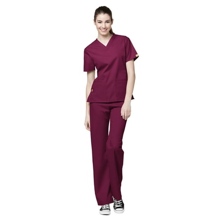 WonderWink Origins Women s Bravo V-Nect Top & Quebec Cargo Pant Scrub Set