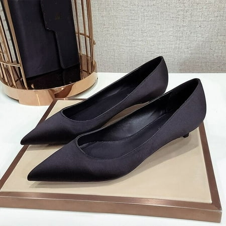YCNYCHCHY Female Silk Pumps Big Size Women Red navy Blue Sliver Fashion Office Work Wedding Party Shoes Ladies Low High Heels Autumn
YCNYCHCHY Female Silk Pumps Big Size Women Red navy Blue Sliver Fashion Office Work Wedding Party Shoes Ladies Low High Heels Autumn