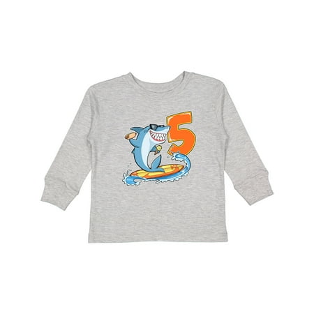 Inktastic Fifth Birthday Surfing Shark with Hot Dog and Ice Cream Gift Toddler Boy or Toddler Girl Long Sleeve T-Shirt
Inktastic Fifth Birthday Surfing Shark with Hot Dog and Ice Cream Gift Toddler Boy or Toddler Girl Long Sleeve T-Shirt